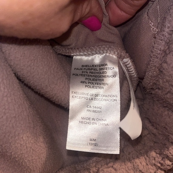 Modetta fleece hoodie preowned size med 10/12 laven color - Picture 7 of 8